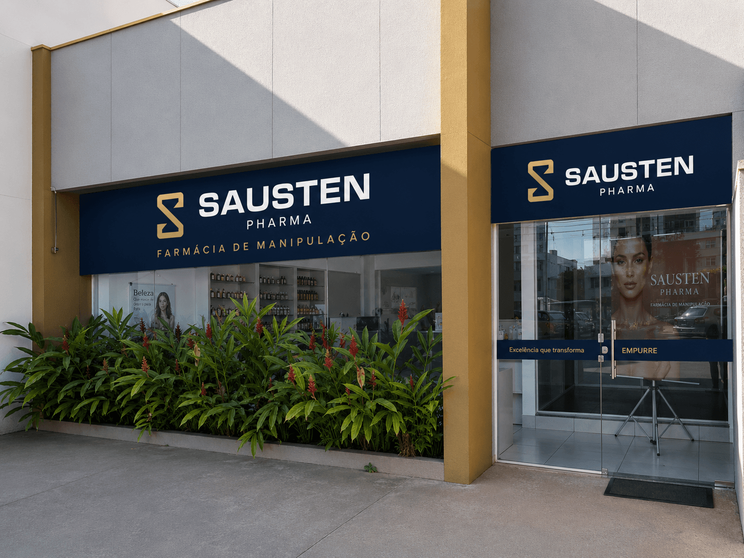 Fachada da Sausten Pharma